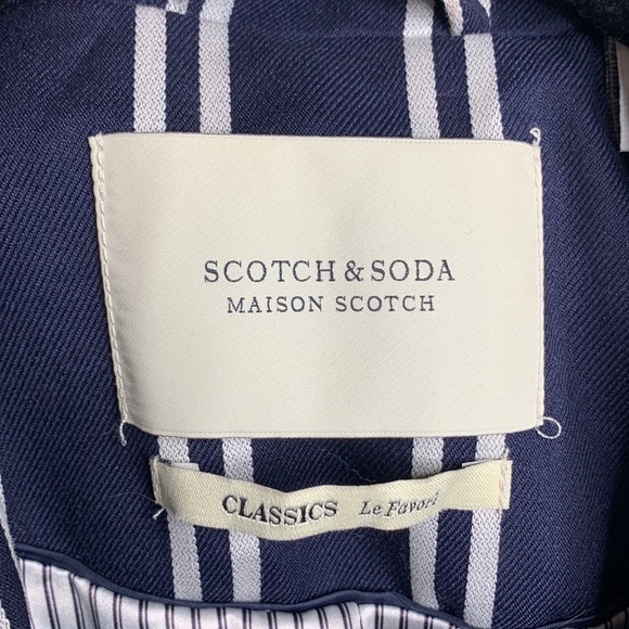 Scotch & Soda Classic‎ Blazer Dark navy/white Stripe - Picture 3 of 8